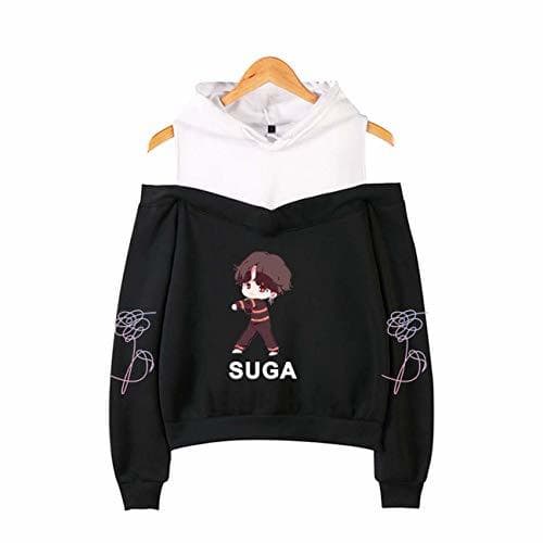 Moda ZIGJOY KPOP BTS Love Yourself Tear Sudadera con Capucha con Sudadera Suga