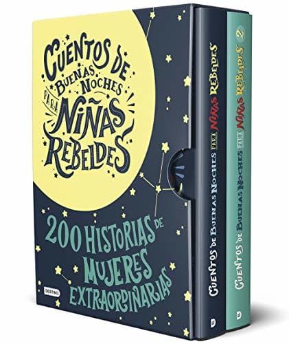 Libro Estuche Cuentos de buenas noches para niñas rebeldes: 200 Historias de mujeres