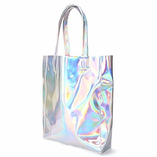 Product OURBAG Bolso de hombro holográfico de plata para mujer Bolso Bolso de