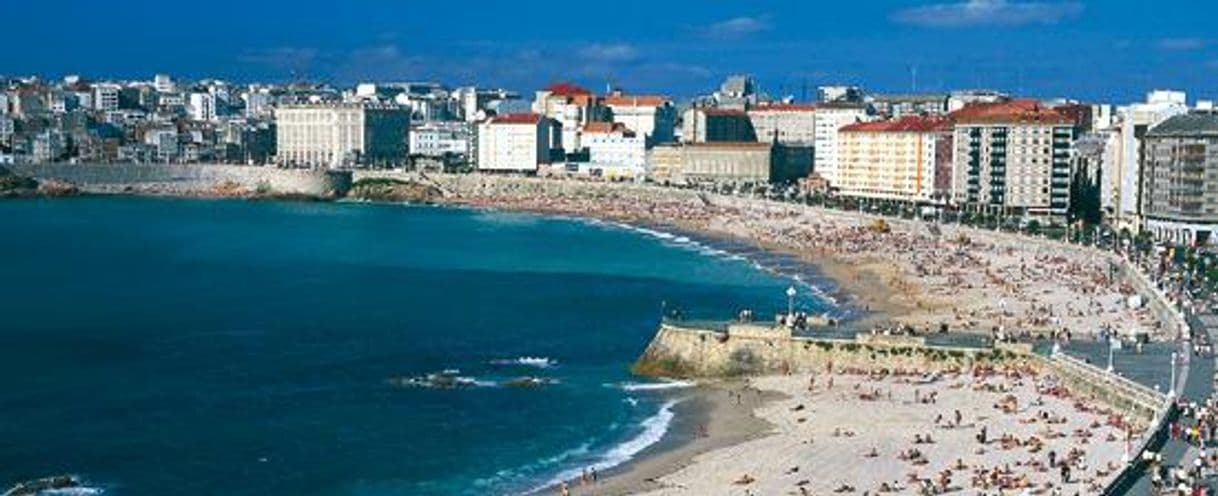 Lugar Playa de Riazor (La Coruña)