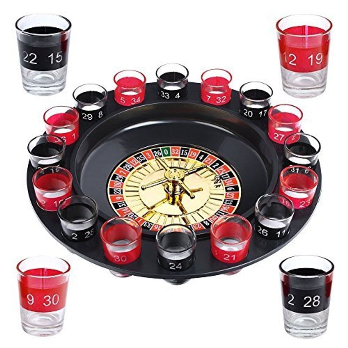 Place Schramm® Juego de Beber Ruleta Incl