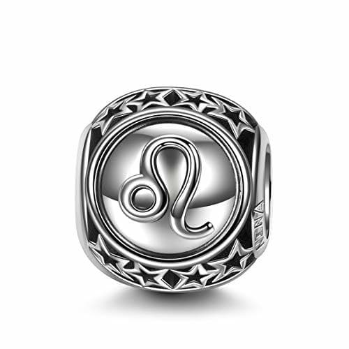 Product NINAQUEEN Charm Encaja con Pandora Leo Signo Zodíaco Regalos Mujer Originales Plata