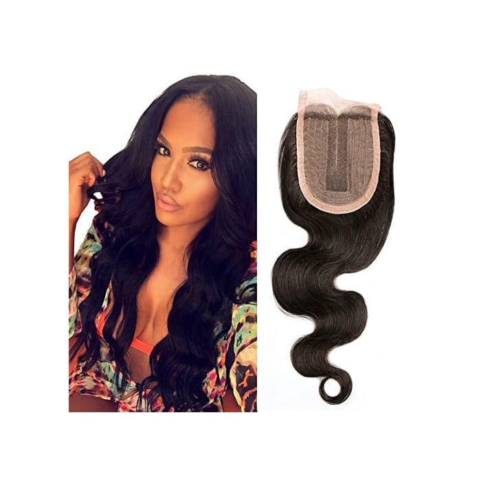 Product BLISSHAIR 100% Virgin Human Hair Lace Closure 3,5 X 4 Middle Part