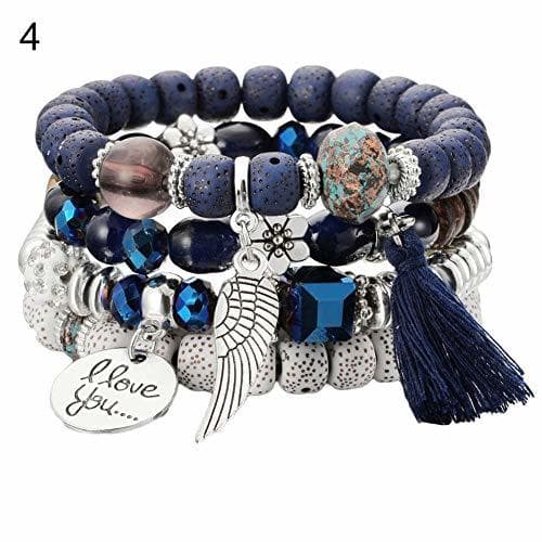 Producto Joyería de los Granos Pulseras de Bohemia Abierto de la Armadura de