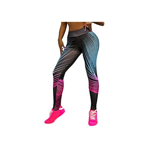 Producto RISTHY Pantalones Deportivos Largos Malla Leggins para Mujer para Training Running Yoga