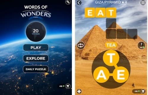 Videogames Words of Wonders: Crossword to Connect Vocabulary 