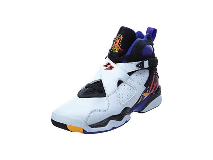 Producto Nike Air Jordan 8 Retro BG, Zapatillas de Deporte para Niños, Blanco/Negro/Azul