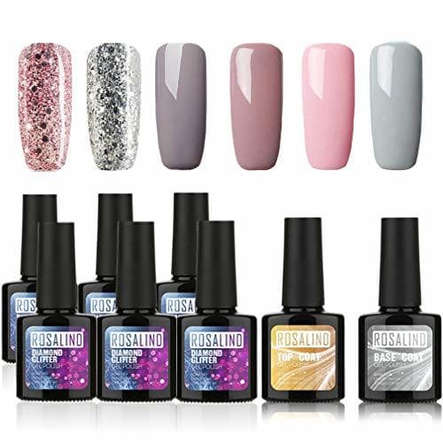 Product ROSALIND Esmalte de uñas contiene gel