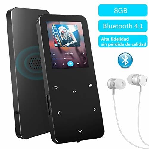 Product 8GB Bluetooth 4.1 MP4 Reproductor con Pantalla TFT de 1.8 Pulgadas