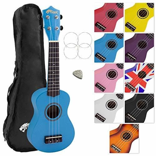 Electronic Tiger UKE7-BL - Ukelele soprano para principiantes