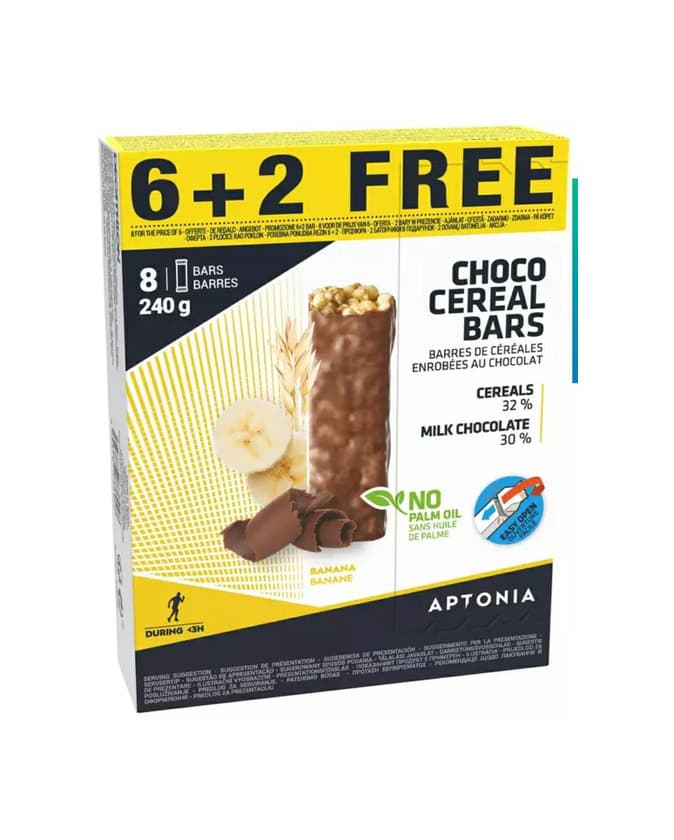 Producto Barra de Cereais com cobertura Chocolate Banana 6 +2 x 21g ...