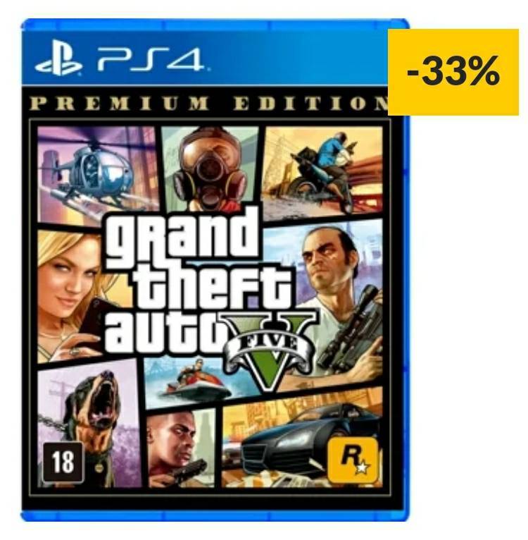 Videojuegos GTA - PS4 - Grand Theft Auto - Worten promo