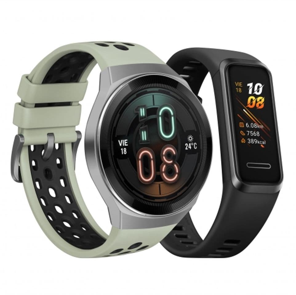 Moda Smartwatch Huawei GT 2E + Huawei Band 4 - Carrefour