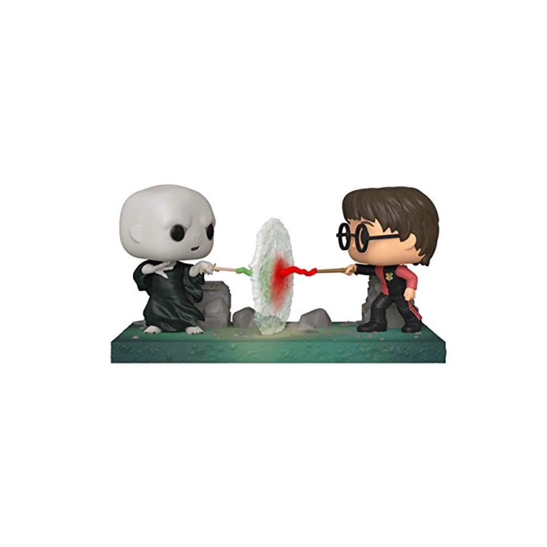 Juego Funko- Pop Moment Potter-Harry VS Voldemort Figura Coleccionable, Multicolor