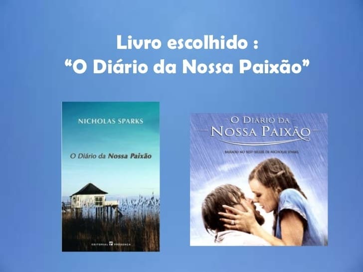 Libro O Diário da Nossa Paixão