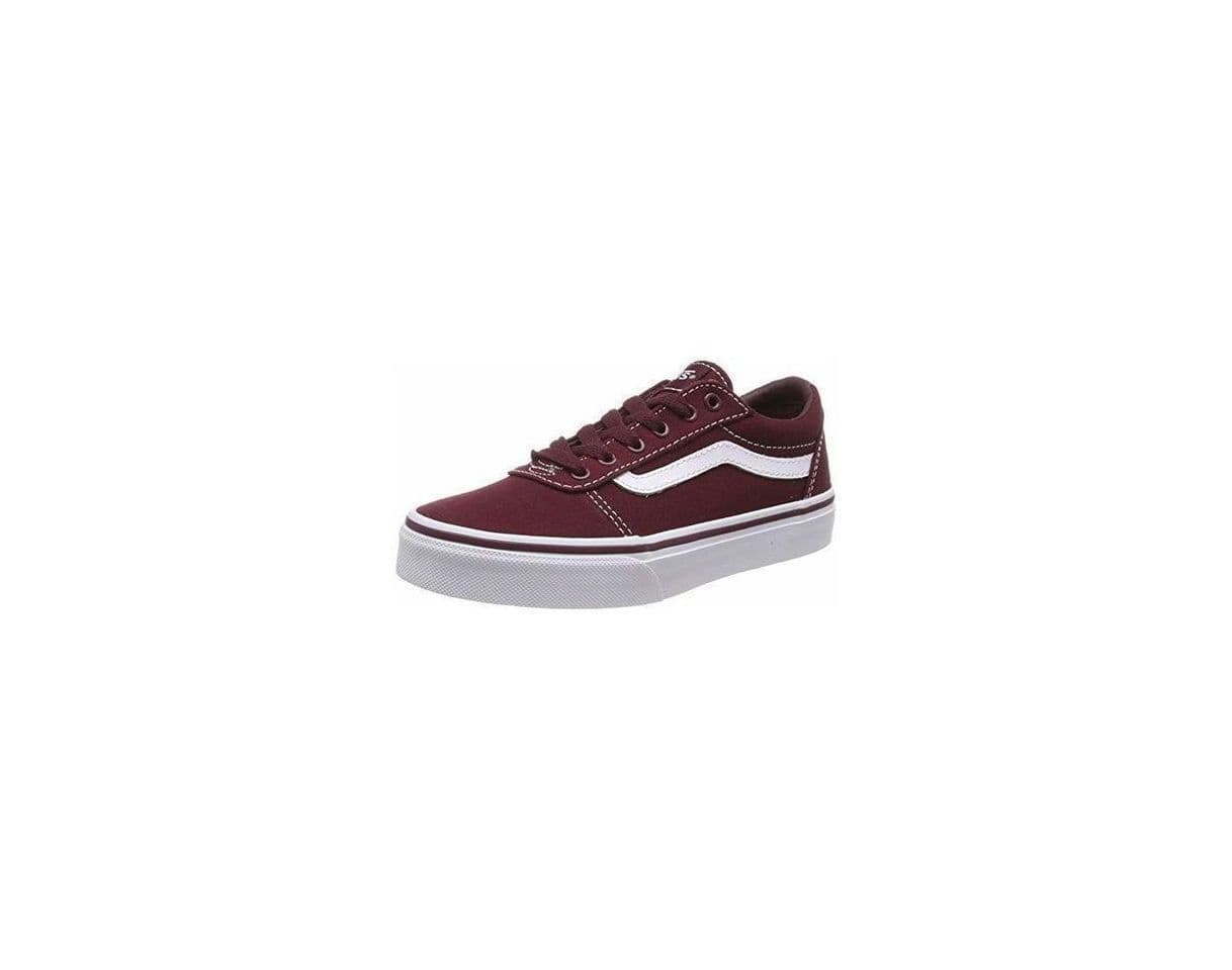 Moda Vans Ward Canvas Zapatillas Unisex Niños, Rojo