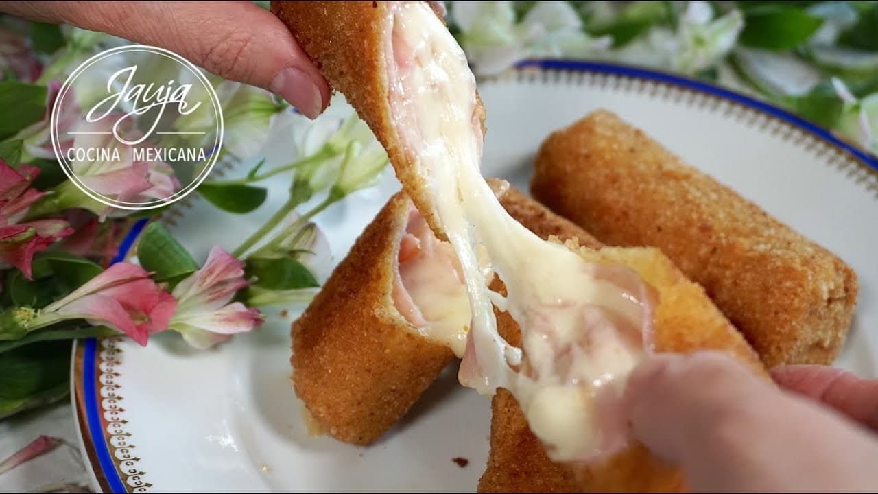 Fashion Rollitos de Jamón y Queso - YouTube