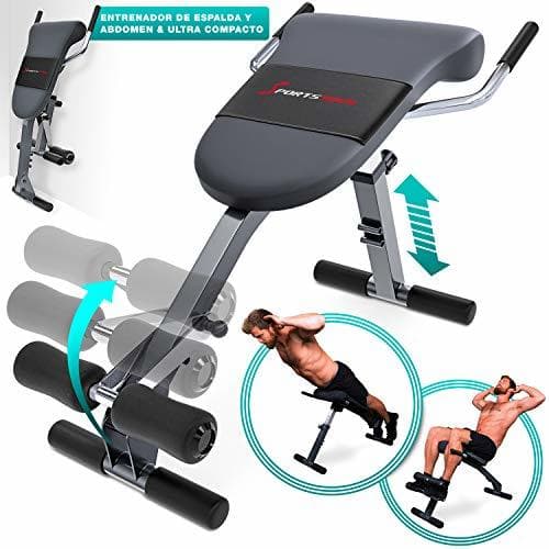 Product Sportstech BRT200 Entrenador de Espalda y Abdomen 3en1 Patentado Propio con Innovador