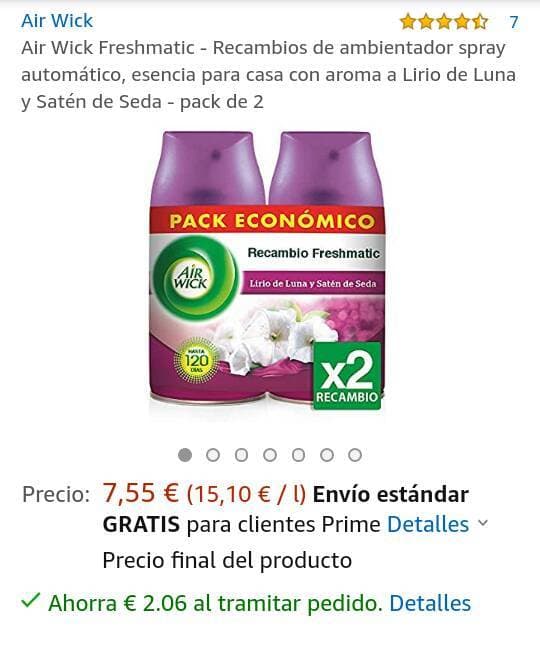 Producto Air Wick Freshmatic