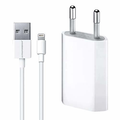 Electrónica ultrapower100® Cargador de batería compatible con iPhone 1A 5 W 1400