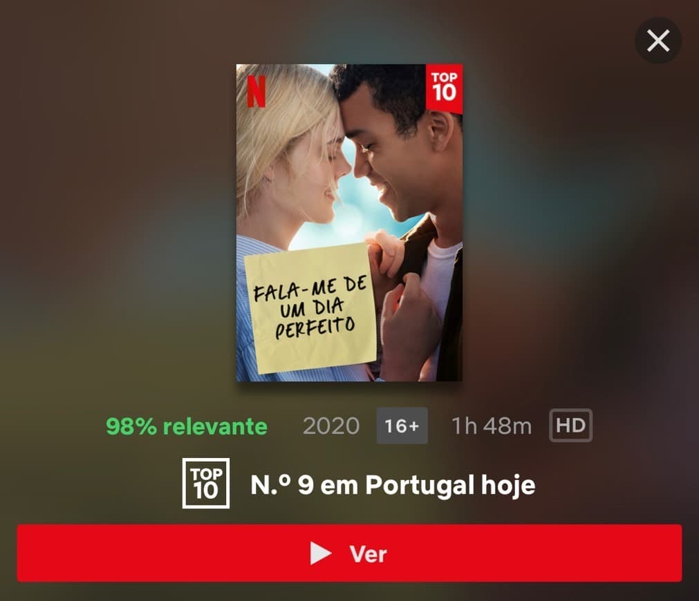 Película Fala-me de um dia perfeito - Filme Netflix 