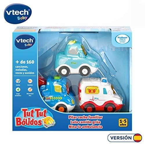 Producto VTech TutTut Bólidos Pack de 3 vehículos con botón Sorpresa, Lula camión