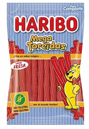 Producto Haribo Mega Torcidas Fresa Sin Gluten 175 g