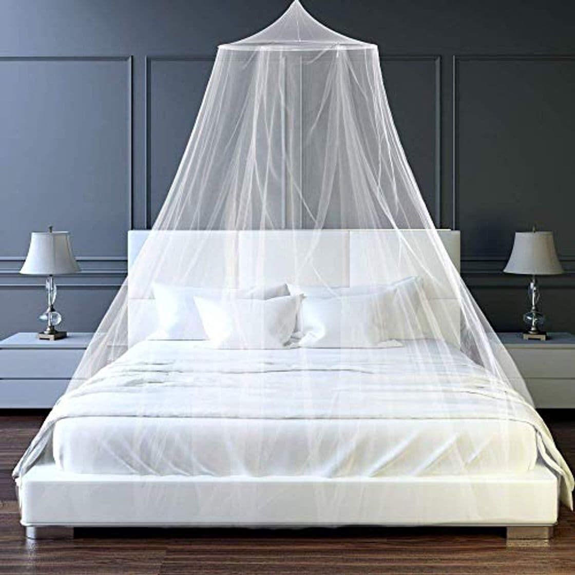 Elemento de la categoría hogar htovila Mosquito Net Mosquitera Universal de Color Blanco con Diseño de Cúpula