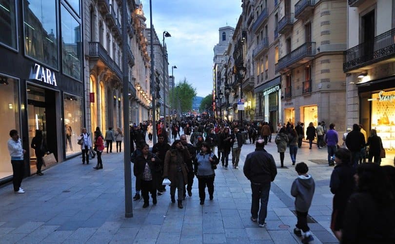 Place Portal del Angel calle comercial