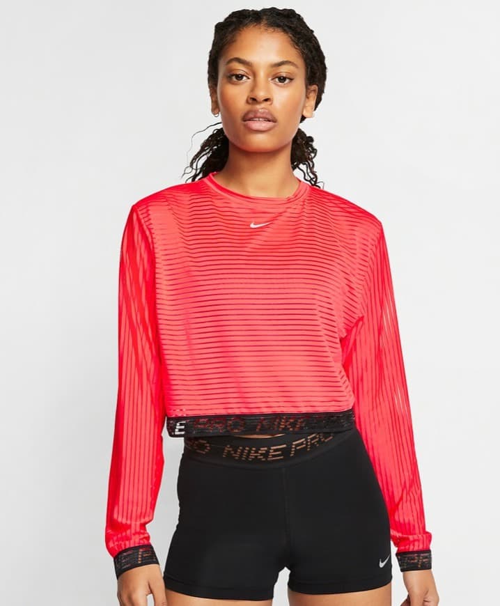 Producto Mesh Crop Top Long Sleeve