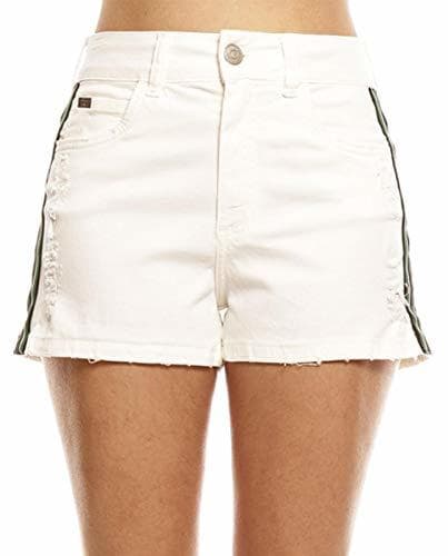 Producto Colcci Shorts Blancos con Cinta Deportiva de Mujer