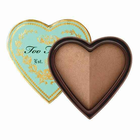 Moda Bronzer too faced em coração 🤎