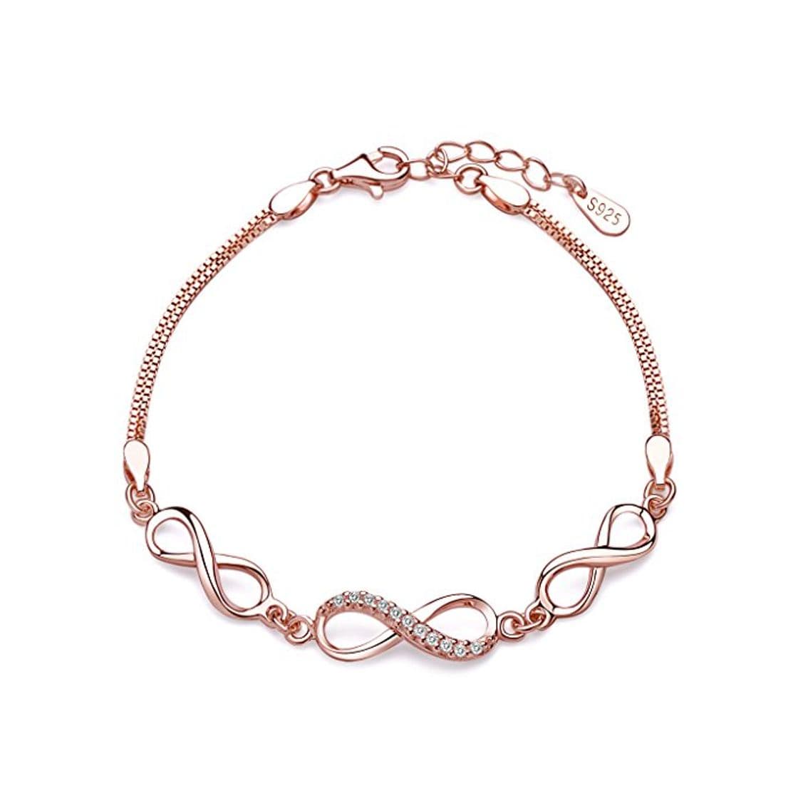 Producto Infinito U - Pulsera Símbolo del Infinito para Mujer de Plata de