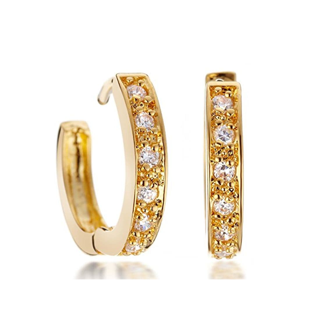 Producto GEMINI JEWELRY - Pendientes de aro de oro amarillo de 18 quilates