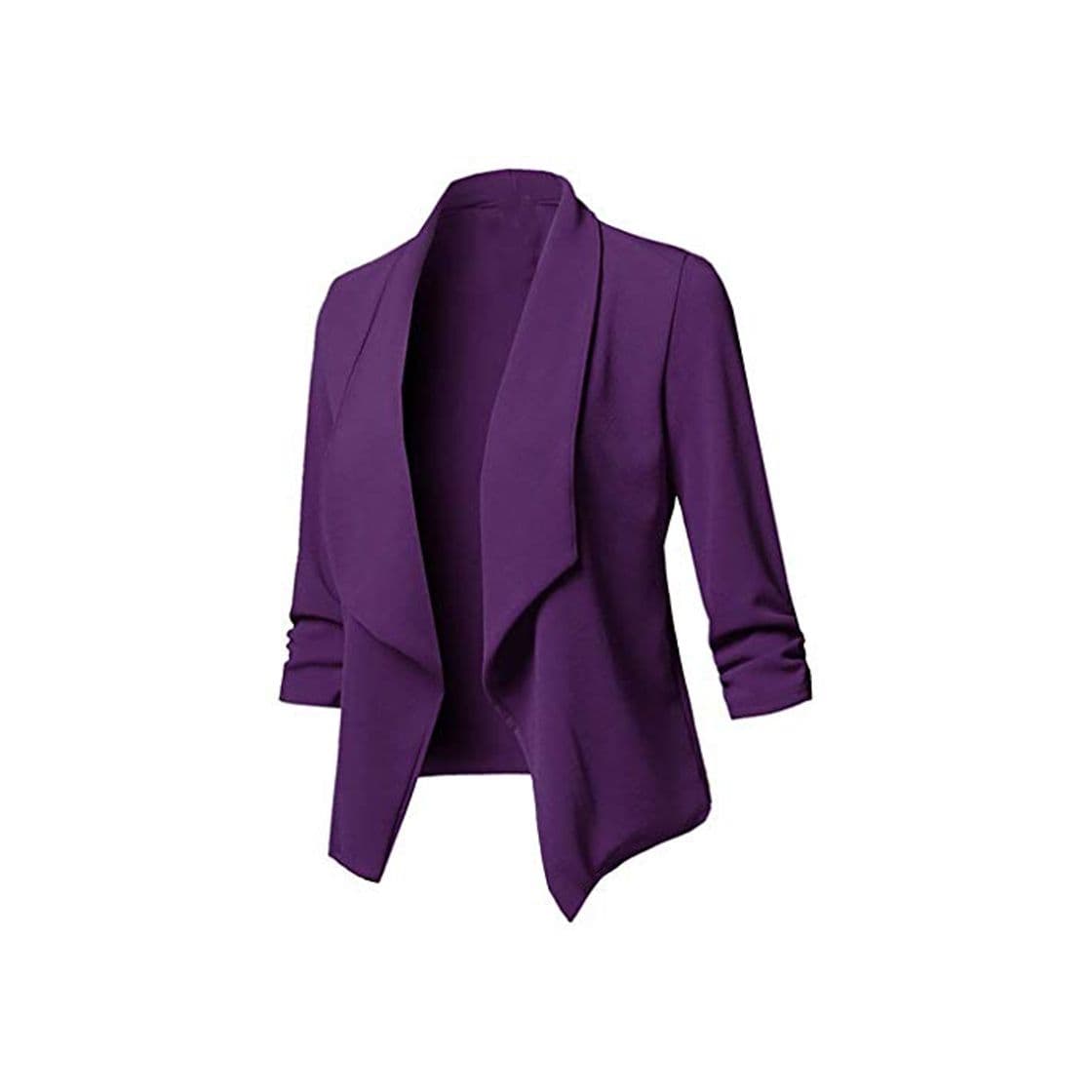 Producto RISTHY Trajes Chaqueta Mujer Blazer Mangas Largas Primavera Invierno Abrigo Color Sólido Cardigan de Oficina Casual Traje de Chaqueta Negocio Tallas Grandes Blusa Tops