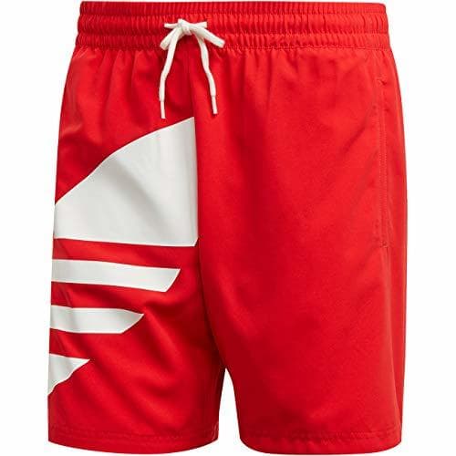 Product adidas Big Trefoil SWM Bañador, Hombre, Rojo