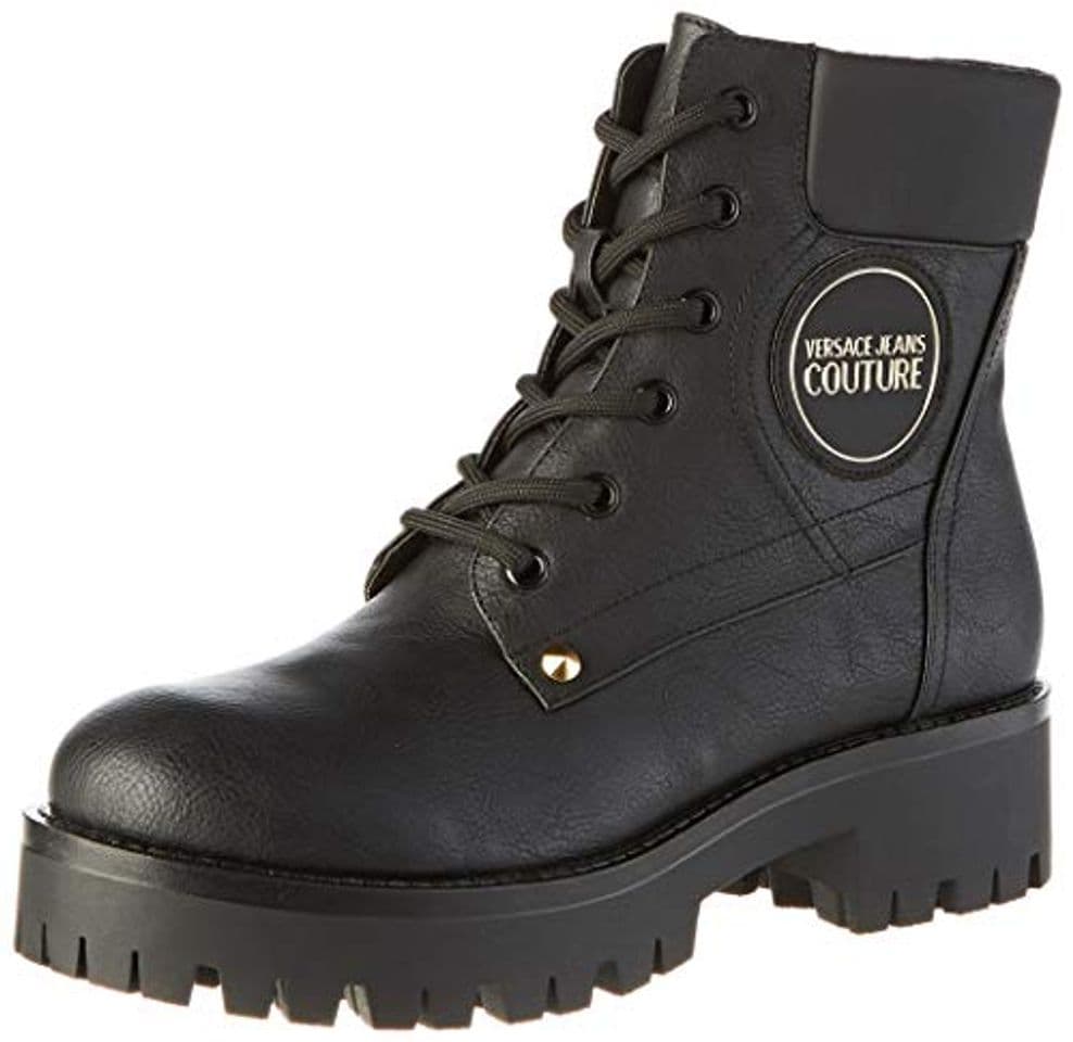 Producto Versace Jeans Couture Shoes, Botas Militares para Mujer, Negro