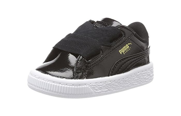 Product Puma Basket Heart Glam Inf, Zapatillas Unisex Niños, Negro