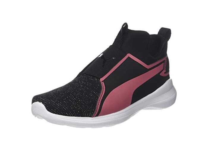 Product Puma Rebel Mid Gleam PS, Zapatillas Altas Unisex Niños, Negro