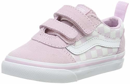 Product Vans Ward V-Velcro Suede, Zapatillas Unisex bebé, Rosa