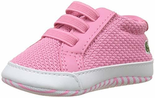 Product Lacoste L.12.12 Crib 318 1 Cab, Zapatos de Bebé para Bebés, Rosa