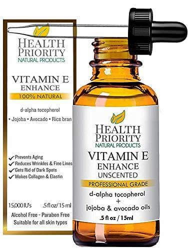 Product Aceite 100% natural y orgánico de vitamina E para la cara y