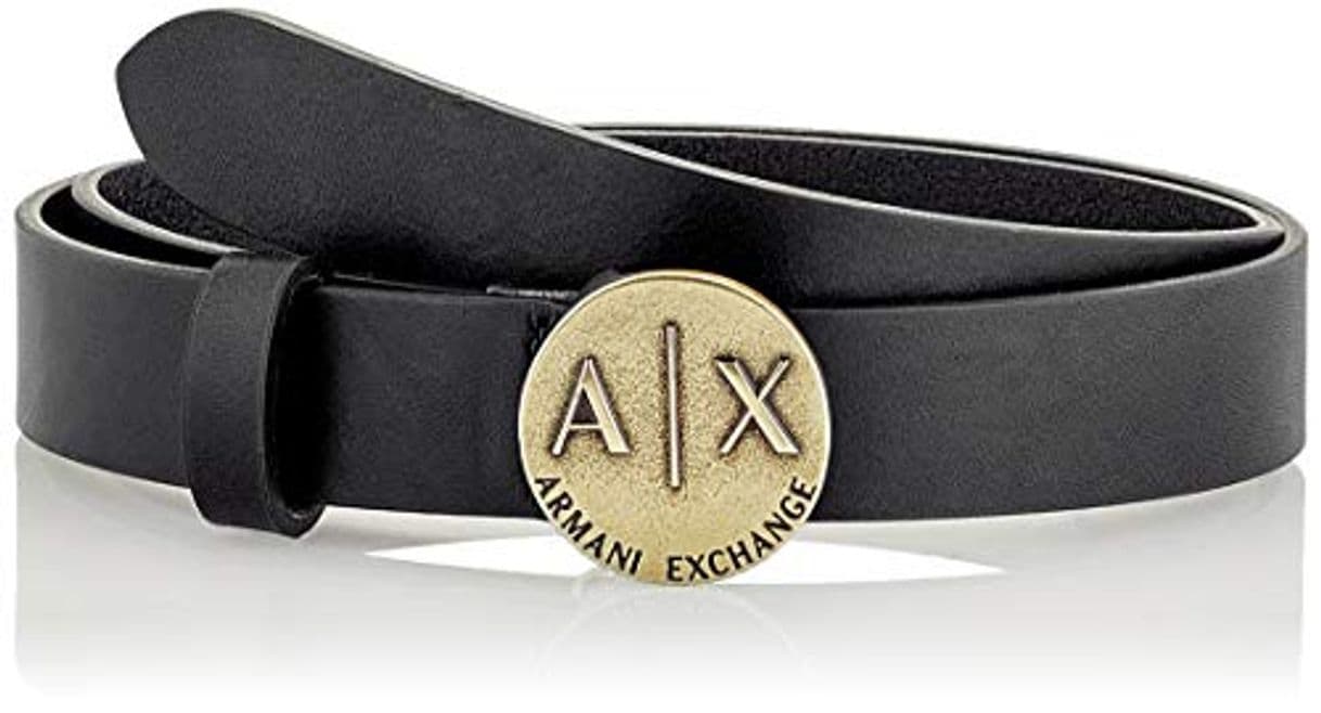 Producto Armani Exchange Plaque Cinturón, Negro