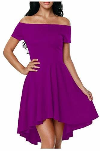 Producto HX fashion Vestido Sin Tirantes Elegante Vestido Skater Vestido De Cóctel Tamaños