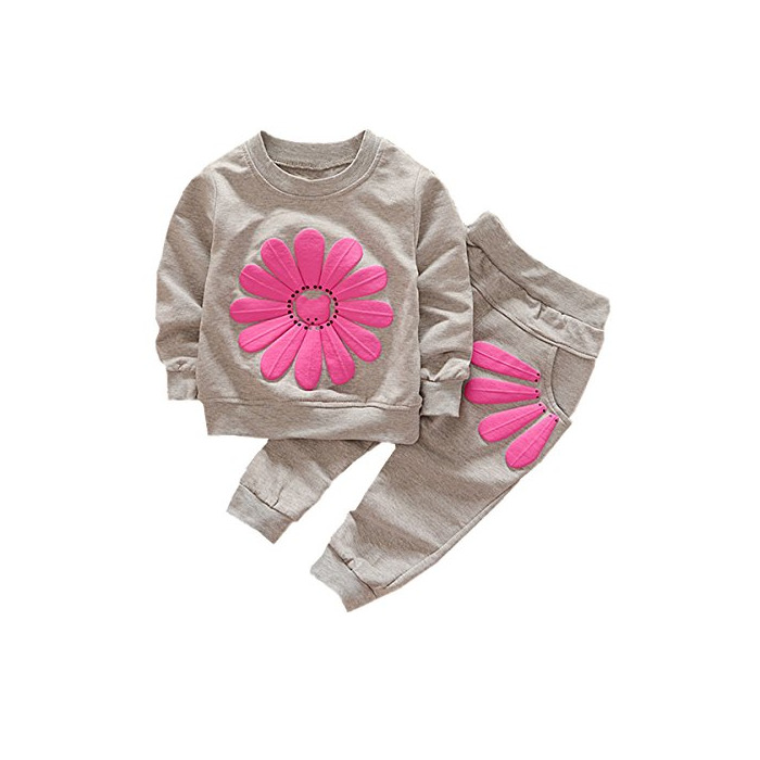 Producto puseky Baby Girls Sunflower sudadera manga larga