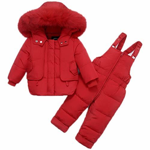 Producto Skijakkeset Ropa de Plumas Bebés Invierno con Capucha Unisex Conjunto de Nieve