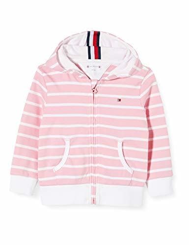 Producto Tommy Hilfiger Baby Stripe Zip Hoodie Capucha, Rosa