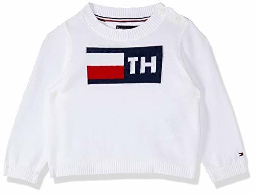 Producto Tommy Hilfiger Baby TH Sweater Sudadera, Blanco