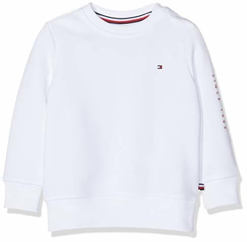 Producto Tommy Hilfiger Flags Interlock Crew Sudadera, Blanco