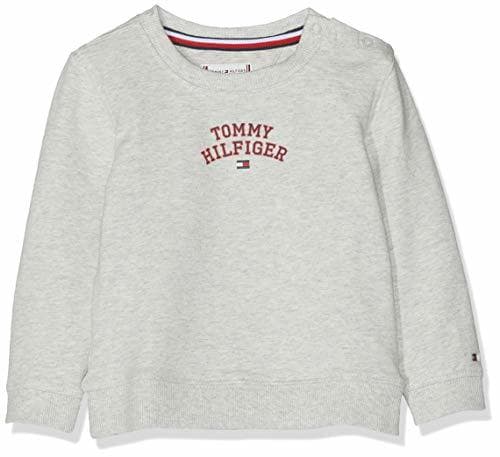 Producto Tommy Hilfiger Essential Logo Sweatshirt Sudadera, Gris